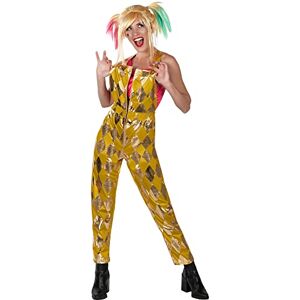 Rubies Rubie's Official DC Comic Harley Quinn Gold Jumpsuit Costume, Birds of Prey Movie Style, Ladies Size XSmall Halloween Halloween Rubies Rubie's Official DC Comic Harley Quinn Gold Jumpsuit Costume, Birds of Prey Movie Style, Ladies Size XSmall Halloween Halloween