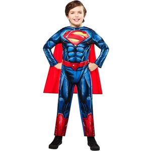 Rubies Official Disney Deluxe Superman Child Costume, Kids Superhero Fancy Dress, Size Age 5-6 Years Halloween Rubies Official Disney Deluxe Superman Child Costume, Kids Superhero Fancy Dress, Size Age 5-6 Years Halloween