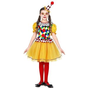 W WIDMANN MILANO Party Fashion Widman Clown Childrens Fancy Dress Costume Large 158cm 11 To 13 Years W WIDMANN MILANO Party Fashion Widman Clown Childrens Fancy Dress Costume Large 158cm 11 To 13 Years