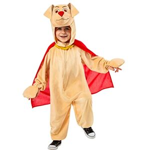 Rubies 7030473T4T Dc League of Super-pets Krypto Costume Toddler, Boys, Girls, Cartoon, Beige, Red, Age 3-4 Years Halloween Rubies 7030473T4T Dc League of Super-pets Krypto Costume Toddler, Boys, Girls, Cartoon, Beige, Red, Age 3-4 Years Halloween