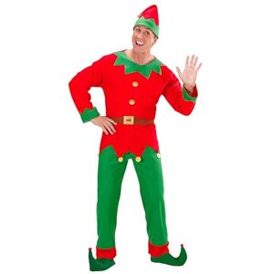 W WIDMANN MILANO Party Fashion Mens Santas Little Helper Elf Man Costume Large UK 42/44" for Christmas Panto Nativity Fancy Dress W WIDMANN MILANO Party Fashion Mens Santas Little Helper Elf Man Costume Large UK 42/44" for Christmas Panto Nativity Fancy Dress