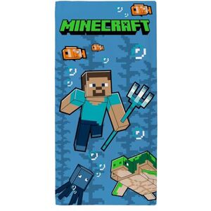 dreamtex Minecraft Trident Printed Beach Towel Kids Game Towel dreamtex Minecraft Trident Printed Beach Towel Kids Game Towel
