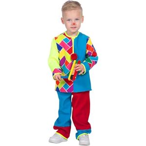 WILBERS & WILBERS 3809-86 kostuum Clown Costume, Multicolour, 86 WILBERS & WILBERS 3809-86 kostuum Clown Costume, Multicolour, 86