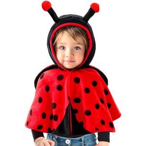W WIDMANN MILANO Party Fashion 16200 Marienkäfer Poncho, Ladybird Red, 98 cm / 1-2 Jahre W WIDMANN MILANO Party Fashion 16200 Marienkäfer Poncho, Ladybird Red, 98 cm / 1-2 Jahre