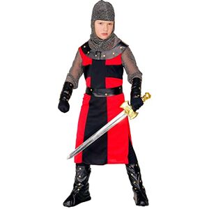 W WIDMANN MILANO Party Fashion Widmann Children's costume black knight, medieval costume, Crusader, fancy dress costume, carnival W WIDMANN MILANO Party Fashion Widmann Children's costume black knight, medieval costume, Crusader, fancy dress costume, carnival