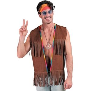 W WIDMANN MILANO Party Fashion 12170 Kostüm Hippie Costume, Brown, XXL W WIDMANN MILANO Party Fashion 12170 Kostüm Hippie Costume, Brown, XXL