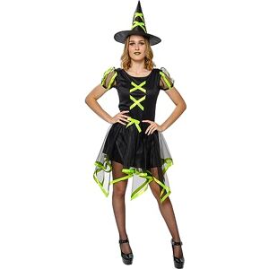 Rubies S8844 Costume Witch Cuca Neon Green Ad, Shown, One Size Rubies S8844 Costume Witch Cuca Neon Green Ad, Shown, One Size