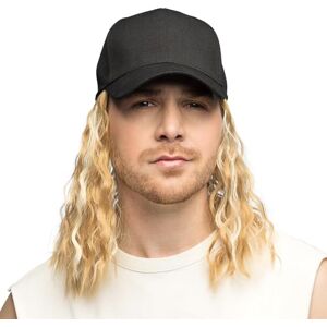 Boland 01493 Mütze und Perücke Casey Blond/Schwarz Hat and Wig Black, Multicoloured, Standard Size Boland 01493 Mütze und Perücke Casey Blond/Schwarz Hat and Wig Black, Multicoloured, Standard Size