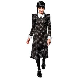 Rubies 1001150-S Disfraz Opp Wednesday Ad Addams Costume, Multicoloured, S Rubies 1001150-S Disfraz Opp Wednesday Ad Addams Costume, Multicoloured, S