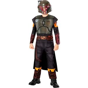 Rubies Official Star Wars Book of Boba Fett Boba Fett Deluxe Child Costume, Kids Fancy Dress, Age 11-12 Years Halloween Rubies Official Star Wars Book of Boba Fett Boba Fett Deluxe Child Costume, Kids Fancy Dress, Age 11-12 Years Halloween