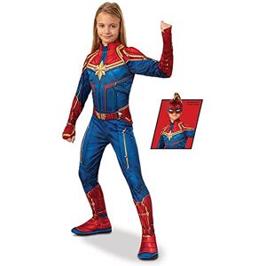Rubies RUBIE'S I-700594FRM Déguisement Officiel Captain Marvel Costume, Red and Blue, M-5 à 6 ans-105 à 116 cm Rubies RUBIE'S I-700594FRM Déguisement Officiel Captain Marvel Costume, Red and Blue, M-5 à 6 ans-105 à 116 cm