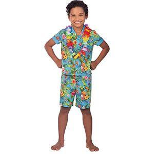 amscan (PKT) (9911433) Child Boys Hawaii Set Blue Costume (8-10yr) amscan (PKT) (9911433) Child Boys Hawaii Set Blue Costume (8-10yr)