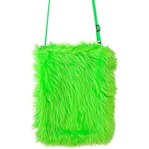 W WIDMANN MILANO Party Fashion WIDMANN 09819 Plush Handbag for Adults Women, Neon, Disco, 80s, 60s, Hippie, Pride, Carnival, Theme Parties, Fluorescent Green Color W WIDMANN MILANO Party Fashion WIDMANN 09819 Plush Handbag for Adults Women, Neon, Disco, 80s, 60s, Hippie, Pride, Carnival, Theme Parties, Fluorescent Green Color