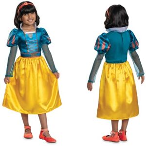 Disney Classic Snow White Costume for Kids, Official Licensed Dress Up by Disguise, Includes Yellow Signature Dress with Detailed Puffy Sleeves, Comfortable and Detailed Design, Ages 7-8 Disney Classic Snow White Costume for Kids, Official Licensed Dress Up by Disguise, Includes Yellow Signature Dress with Detailed Puffy Sleeves, Comfortable and Detailed Design, Ages 7-8