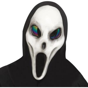 Chaks Ghost Mask with Rainbow Eyes, Scary Mask Made of Plastic, Costume Accessories for Halloween and Carnival Chaks Ghost Mask with Rainbow Eyes, Scary Mask Made of Plastic, Costume Accessories for Halloween and Carnival