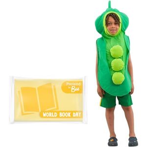 PRETEND TO BEE Peapod Tabard Dress Up Costume for Kids, 3-7 Years PRETEND TO BEE Peapod Tabard Dress Up Costume for Kids, 3-7 Years