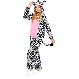 amscan 9908781 Adults Hooded Zebra Onesie World Book Day Fancy Dress Costume Size: Plus Size amscan 9908781 Adults Hooded Zebra Onesie World Book Day Fancy Dress Costume Size: Plus Size