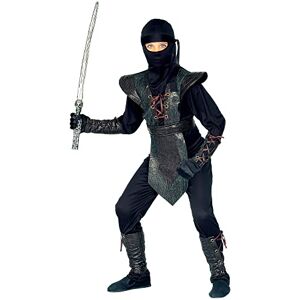 W WIDMANN MILANO Party Fashion Children's Fighting Ninja 128cm Costume Small 5-7 yrs (128cm) for Chinese Oriental Fancy Dress W WIDMANN MILANO Party Fashion Children's Fighting Ninja 128cm Costume Small 5-7 yrs (128cm) for Chinese Oriental Fancy Dress
