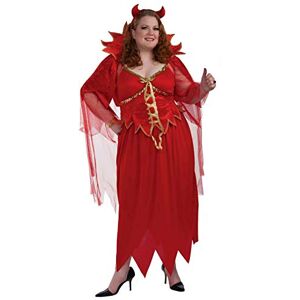 Rubies F66970 Big Fun Lady Devil Costume Adult Sized, Solid, Multicolored, XXXL Rubies F66970 Big Fun Lady Devil Costume Adult Sized, Solid, Multicolored, XXXL