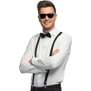 Boland Costume Set 3-Piece Accessory Set with Braces, Glasses and Bow Tie for Festival, JGA, Carnival and Theme Party Boland Costume Set 3-Piece Accessory Set with Braces, Glasses and Bow Tie for Festival, JGA, Carnival and Theme Party