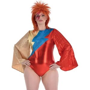 amscan Women's Metallic Red, Gold, & Blue Glam Rock Bodysuit Costume (Plus XXL Size) 1 Piece Ideal for Cosplay, Halloween, & Themed Events amscan Women's Metallic Red, Gold, & Blue Glam Rock Bodysuit Costume (Plus XXL Size) 1 Piece Ideal for Cosplay, Halloween, & Themed Events