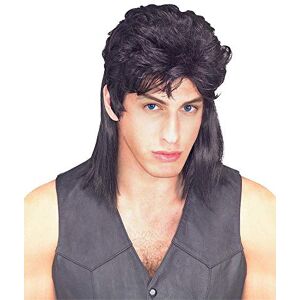 Rubies Rubie's Official Mullet Wig Black, Adult Costume One Size Halloween Halloween Rubies Rubie's Official Mullet Wig Black, Adult Costume One Size Halloween Halloween