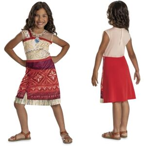 Disguise Disney Moana Costume for Kids, Official Disney Moana Licensed Dress Up by , Includes Multi-Colour Bandeau Style Dress with Iconic Print, Ages 4-6 Disguise Disney Moana Costume for Kids, Official Disney Moana Licensed Dress Up by , Includes Multi-Colour Bandeau Style Dress with Iconic Print, Ages 4-6