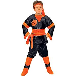 Ciao 27117.5-7 Hello Dragon Ninja Child Costume (Size 5-7 Years), Black/Orange, Unisex Ciao 27117.5-7 Hello Dragon Ninja Child Costume (Size 5-7 Years), Black/Orange, Unisex