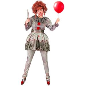 W WIDMANN MILANO Party Fashion 16491 Killer Clown Costume, Multicolored, S W WIDMANN MILANO Party Fashion 16491 Killer Clown Costume, Multicolored, S