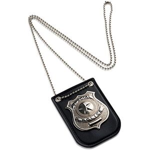 Dress Up America Police Badge For Kids Pretend Play Police Costume Accessories Policeman Badge for Cop Swat and FBI with Chain & Belt Clip Dress Up America Police Badge For Kids Pretend Play Police Costume Accessories Policeman Badge for Cop Swat and FBI with Chain & Belt Clip