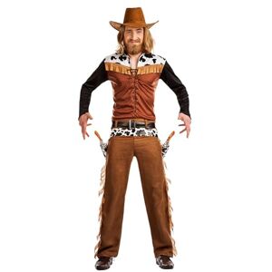 Boland 84123 Adult Cowboy Austin Costume, Multicoloured, S Boland 84123 Adult Cowboy Austin Costume, Multicoloured, S