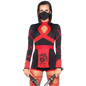 Leg Avenue 85401-01101 Halloween Costume, Women, Solid, Black & Red, XL Leg Avenue 85401-01101 Halloween Costume, Women, Solid, Black & Red, XL
