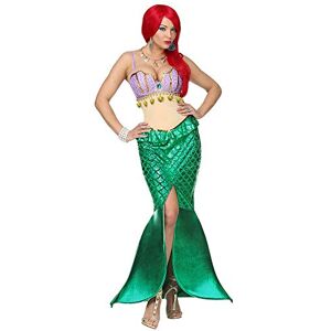 W WIDMANN MILANO Party Fashion Widmann 48263 Siren and Poseidon Costume for Women, Multicoloured W WIDMANN MILANO Party Fashion Widmann 48263 Siren and Poseidon Costume for Women, Multicoloured