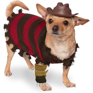 Rubies Rubie's A Nightmare on Elm Street, Freddy Krueger Halloween Pet Dog Costume, Size X-Large XL Rubies Rubie's A Nightmare on Elm Street, Freddy Krueger Halloween Pet Dog Costume, Size X-Large XL