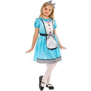Rubies Official Alice Costume, Childrens Fancy Dress, Size Age 5-6 Halloween Rubies Official Alice Costume, Childrens Fancy Dress, Size Age 5-6 Halloween