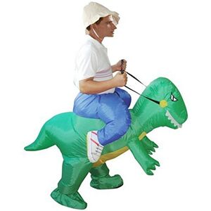 Bodysocks Fancy Dress Bodysocks® Inflatable Green Dinosaur Costume (Adult) Bodysocks Fancy Dress Bodysocks® Inflatable Green Dinosaur Costume (Adult)