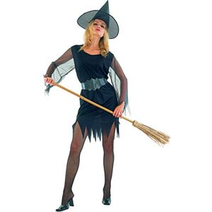 Ciao 62139 Sexy Witch Costume, One Adult, Black, Standard Size Ciao 62139 Sexy Witch Costume, One Adult, Black, Standard Size