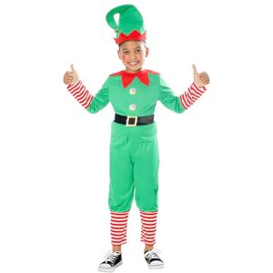 Rubies Officia Child Elf Costume, Kids Christmas Fancy Dress, Size 3-4 Years Halloween Rubies Officia Child Elf Costume, Kids Christmas Fancy Dress, Size 3-4 Years Halloween