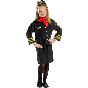 Dress Up America Flight Attendant Costume for Kids Stewardess Costume Set for Girls Role Play Dress Up Set Dress Up America Flight Attendant Costume for Kids Stewardess Costume Set for Girls Role Play Dress Up Set