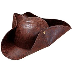 W WIDMANN MILANO Party Fashion Pirate Tricorn Leatherlook Pirate Hats Caps & Headwear for Fancy Dress Costumes Accessory W WIDMANN MILANO Party Fashion Pirate Tricorn Leatherlook Pirate Hats Caps & Headwear for Fancy Dress Costumes Accessory