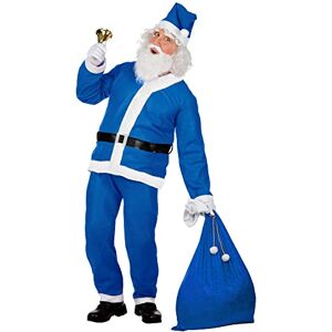 W WIDMANN MILANO Party Fashion Blue Santa Claus Costume for Men, Carnival, Theme Parties W WIDMANN MILANO Party Fashion Blue Santa Claus Costume for Men, Carnival, Theme Parties