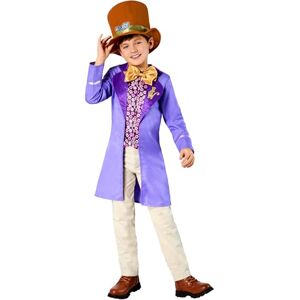 Rubies Official WB Willy Wonka Childrens Costume, Kids Fancy Dress, Size Age 5-6 Halloween Rubies Official WB Willy Wonka Childrens Costume, Kids Fancy Dress, Size Age 5-6 Halloween