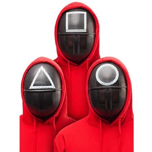 Rubies Official Squid Game 3x Guard Mask Set, Adult Fancy Dress Rubies Official Squid Game 3x Guard Mask Set, Adult Fancy Dress