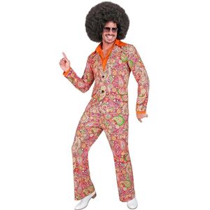 W WIDMANN MILANO Party Fashion Costume 60s suit, jacket and trousers, hippie, reggae, flower power, disco fever, hit move W WIDMANN MILANO Party Fashion Costume 60s suit, jacket and trousers, hippie, reggae, flower power, disco fever, hit move