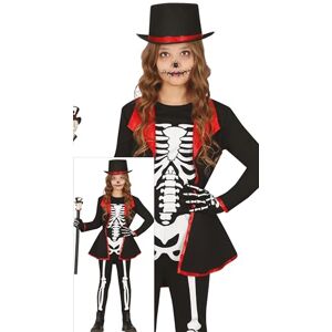 FIESTAS GUIRCA Elegant Skeleton Girls Fancy Dress Costume Skeleton Girl Costume Halloween Girls Costumes Age 7-9 Years FIESTAS GUIRCA Elegant Skeleton Girls Fancy Dress Costume Skeleton Girl Costume Halloween Girls Costumes Age 7-9 Years