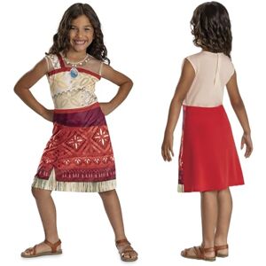 Disguise Disney Moana Costume for Kids, Official Licensed Dress Up by , Includes Multi-Colour Bandeau Style Dress with Iconic Print, Ages 3-4 Disguise Disney Moana Costume for Kids, Official Licensed Dress Up by , Includes Multi-Colour Bandeau Style Dress with Iconic Print, Ages 3-4