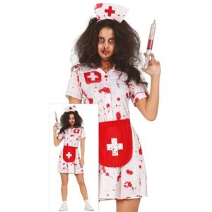Fiestas Guirca - Nurse Costume Bloodstained Adult Size 42-44 L Fiestas Guirca - Nurse Costume Bloodstained Adult Size 42-44 L