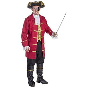 Dress Up America Elite Men's Pirate Captain Costume Beautiful Dress Up Set for Role Play Dress Up America Elite Men's Pirate Captain Costume Beautiful Dress Up Set for Role Play