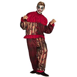 Boland 10239378 7919 Midnight Clown Adult Costume (Collar, Jumpsuit), Multicoloured, XXL (58/60) Boland 10239378 7919 Midnight Clown Adult Costume (Collar, Jumpsuit), Multicoloured, XXL (58/60)