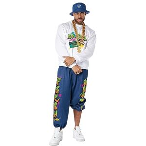 California Costumes mens 90's Hip Hop, Multi, Large (42-44" chest) California Costumes mens 90's Hip Hop, Multi, Large (42-44" chest)